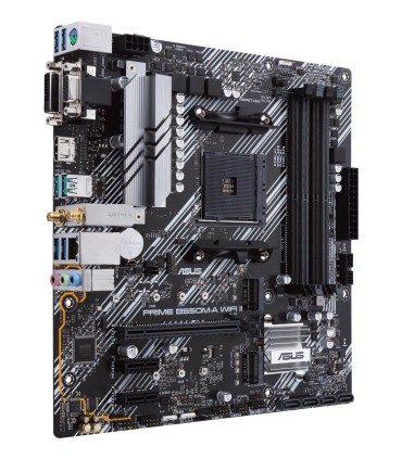 ASUS Mainboard  AMD B550 SAM4 MicroATX Memory DDR4 Memory slots 4 2xPCI-Express 3.0 1x 1xPCI-Express 4.0 16x 2xM.2 1x15pin D-sub