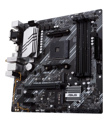 ASUS Mainboard  AMD B550 SAM4 MicroATX Memory DDR4 Memory slots 4 2xPCI-Express 3.0 1x 1xPCI-Express 4.0 16x 2xM.2 1x15pin D-sub