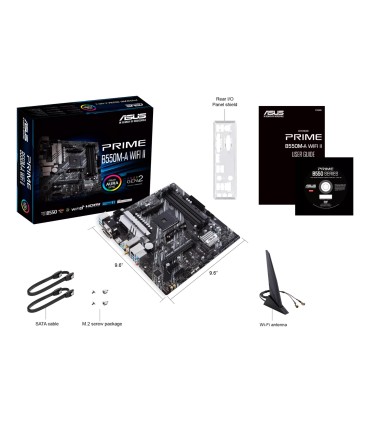 ASUS Mainboard  AMD B550 SAM4 MicroATX Memory DDR4 Memory slots 4 2xPCI-Express 3.0 1x 1xPCI-Express 4.0 16x 2xM.2 1x15pin D-sub