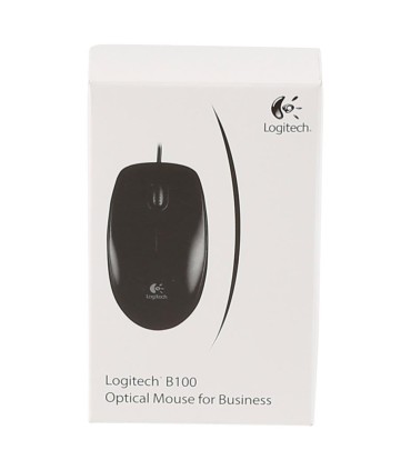 LOGITECH MOUSE USB OPTICAL B100/BLACK OEM 910-003357 