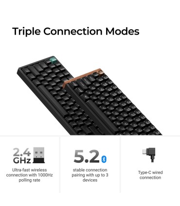 KEYCHRON KEYBOARD WRL K2 HE SPECIAL ED./BLACK K2H-F1 