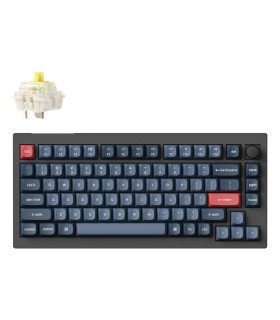 KEYCHRON KEYBOARD WRL V1 MAX RGB/CARBON BLACK V1M-D4 
