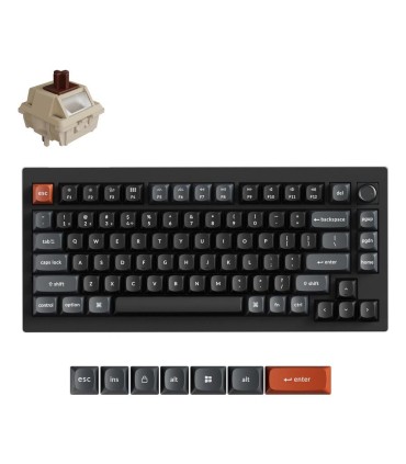 KEYCHRON KEYBOARD WRL V1 ULTRA/BLACK V1U-D3 