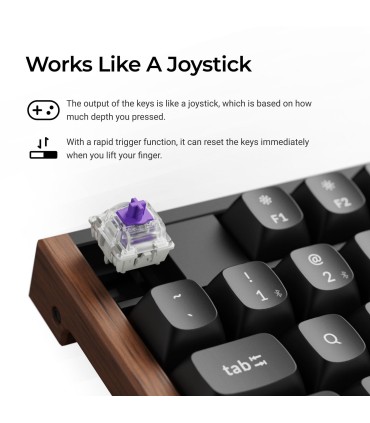 KEYCHRON KEYBOARD WRL K10 HE/BLACK K10H-J1 