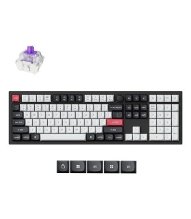 KEYCHRON KEYBOARD WRL Q6 HE RGB/CARBON BLACK Q6H-M1 