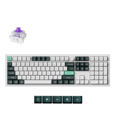 KEYCHRON KEYBOARD WRL Q6 HE RGB/SHELL WHITE Q6H-P1 