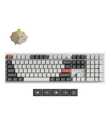 KEYCHRON KEYBOARD WRL Q6 ULTRA/WHITE Q6U-P4 
