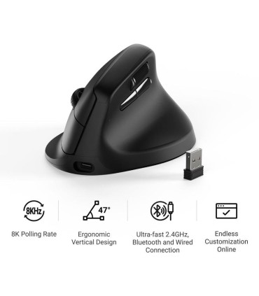 KEYCHRON MOUSE USB OPTICAL WRL M5/BLACK M5-A23 