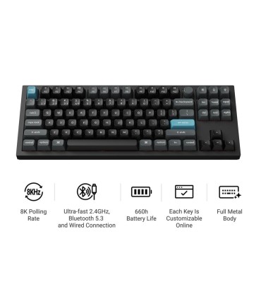 KEYCHRON KEYBOARD WRL Q3 ULTRA/BLACK Q3U-M4 