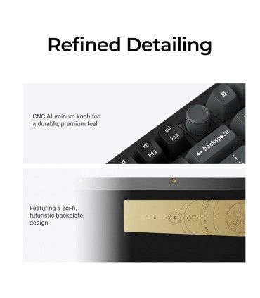 KEYCHRON KEYBOARD WRL Q3 ULTRA/BLACK Q3U-M1 