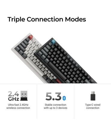 KEYCHRON KEYBOARD WRL Q3 ULTRA/BLACK Q3U-M1 