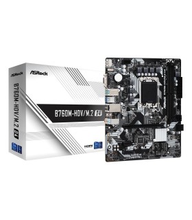 ASROCK Mainboard  Intel B760 Express LGA1700 Micro-ATX Memory DDR4 Memory slots 2 2xPCI-Express 3.0 1x 1xPCI-Express 4.0 16x 2xM