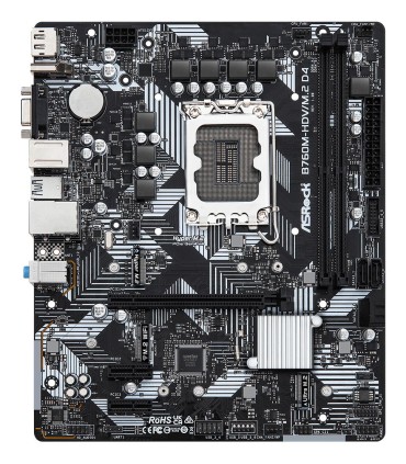 ASROCK Mainboard  Intel B760 Express LGA1700 Micro-ATX Memory DDR4 Memory slots 2 2xPCI-Express 3.0 1x 1xPCI-Express 4.0 16x 2xM