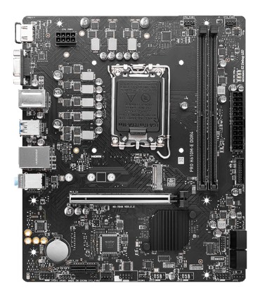 MSI Mainboard  Intel H610 LGA1700 MicroATX Memory DDR4 Memory slots 2 1xPCI-Express 1x 1xPCI-Express 16x 1xM.2 1x15pin D-sub 1xH