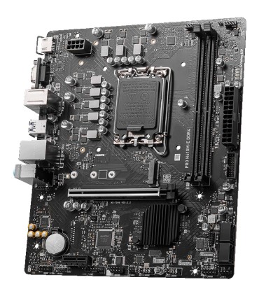 MSI Mainboard  Intel H610 LGA1700 MicroATX Memory DDR4 Memory slots 2 1xPCI-Express 1x 1xPCI-Express 16x 1xM.2 1x15pin D-sub 1xH