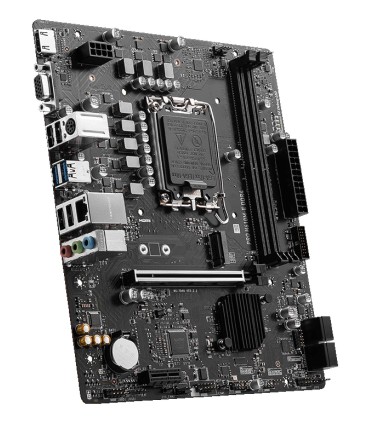 MSI Mainboard  Intel H610 LGA1700 MicroATX Memory DDR4 Memory slots 2 1xPCI-Express 1x 1xPCI-Express 16x 1xM.2 1x15pin D-sub 1xH