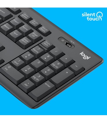 LOGITECH KEYBOARD +MOUSE COMBO MK295/ENG 920-009800 