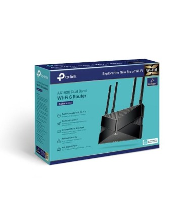 TP-LINK Wireless Router  1800 Mbps Wi-Fi 6 1 WAN 4x10/100/1000M Number of antennas 4 ARCHERAX23