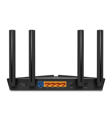 TP-LINK Wireless Router  Wi-Fi 6 (802.11ax) Data speed 2402 Mbit/s Ethernet WAN Yes WAN connection type RJ-45 Ethernet LAN Yes 4