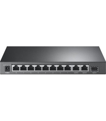 TP-LINK Switch  Desktop/pedestal 8x10Base-T / 100Base-TX 1xSFP 2xRJ45 PoE+ ports 8 65 Watts TL-SL1311P