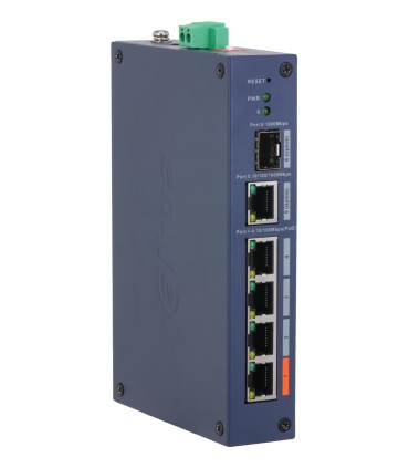 DAHUA Switch  Switch type Managed Switch layer L2 Form factor Desktop 4xRJ-45 ports RJ-45 Ports Type Fast Ethernet (10/100) 4xFa