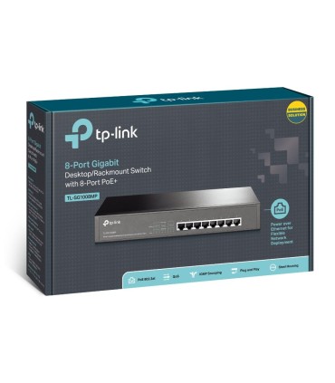 TP-LINK Switch  TL-SG1008MP PoE+ ports 8 TL-SG1008MP