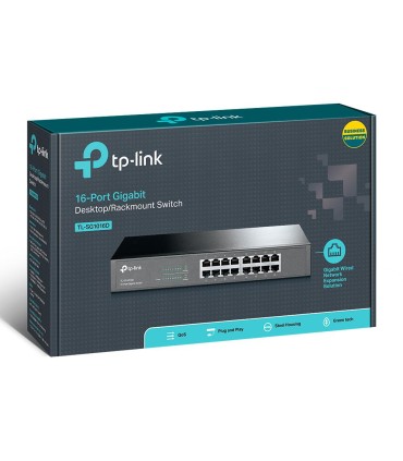 TP-LINK Switch  16x10Base-T / 100Base-TX / 1000Base-T TL-SG1016D